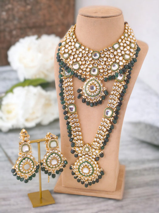 Emerald Aishwarya Bridal Jewellery Set
