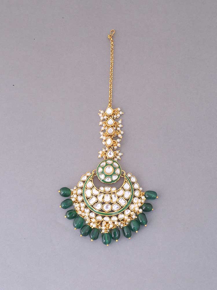 Emerald Charusheela Bridal Jewellery Set