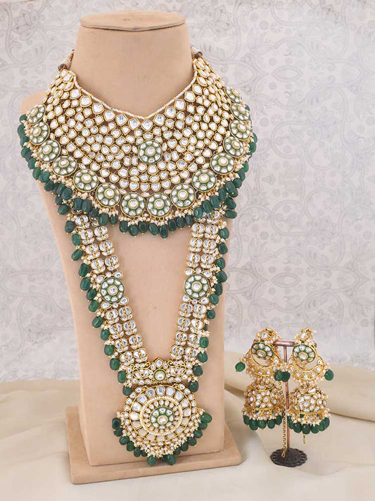 Emerald Charusheela Bridal Jewellery Set