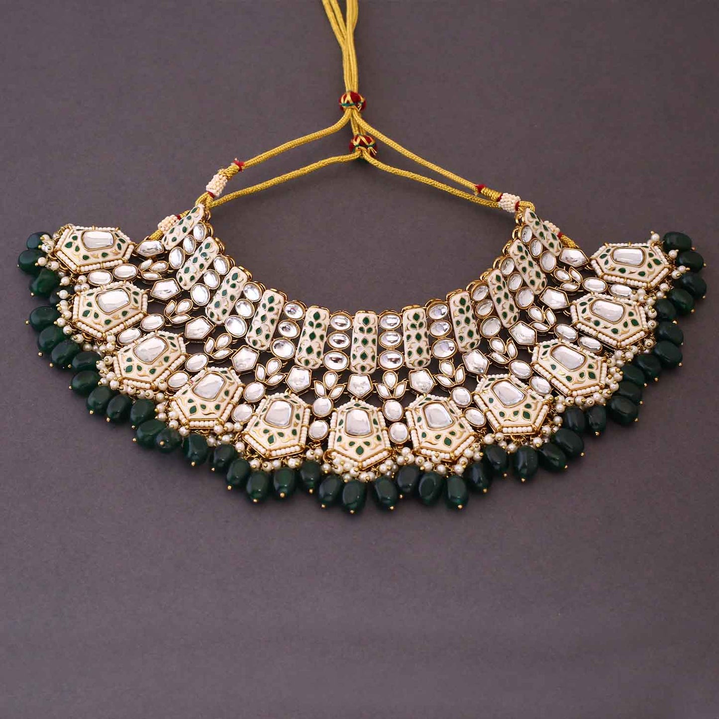 Emerald Gaurika Bridal Jewellery Set