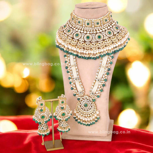 Emerald Ishna Bridal Jewellery Set