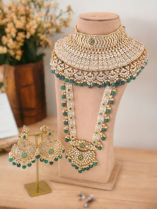 Emerald Niranjana Bridal Jewellery Set