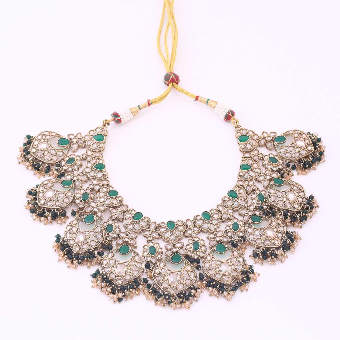 Emerald Rajina Bridal Jewellery Set