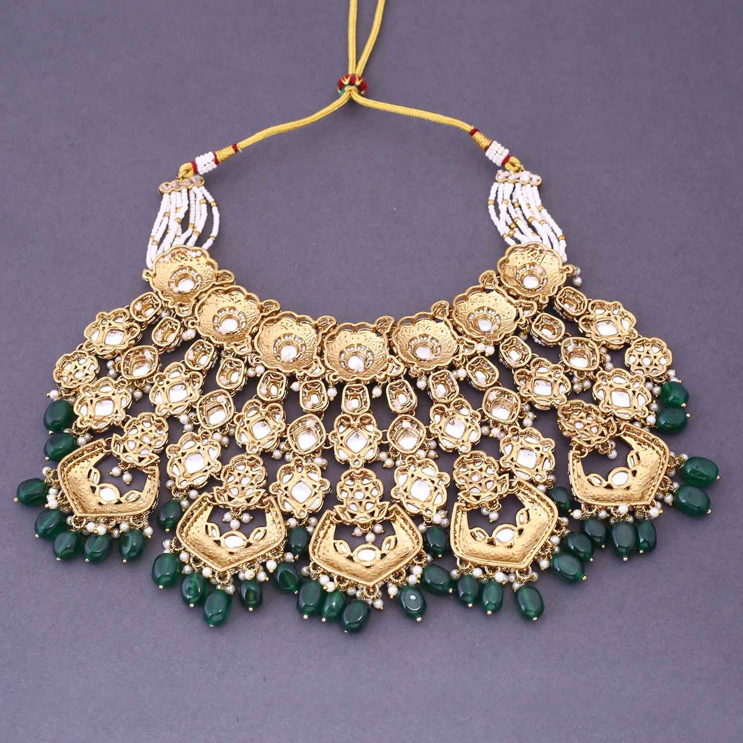 Emerald Sarthi Bridal Jewellery Set