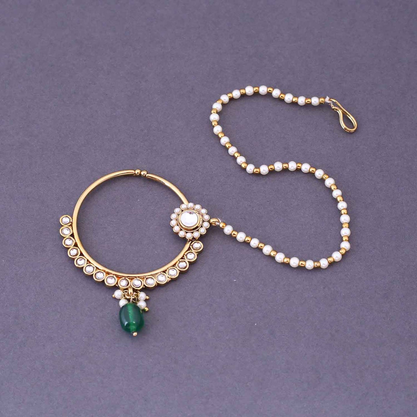 Emerald Sarthi Bridal Jewellery Set