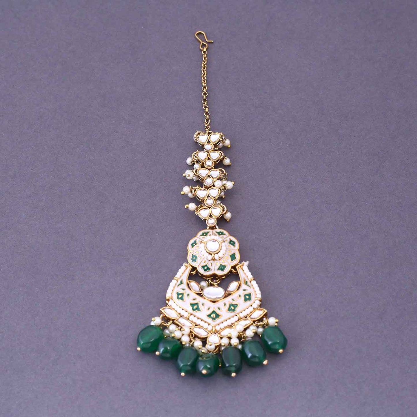 Emerald Sarthi Bridal Jewellery Set