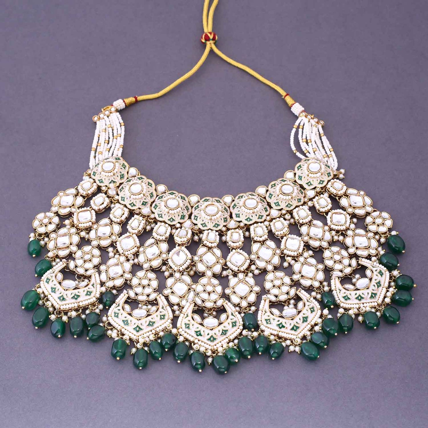 Emerald Sarthi Bridal Jewellery Set