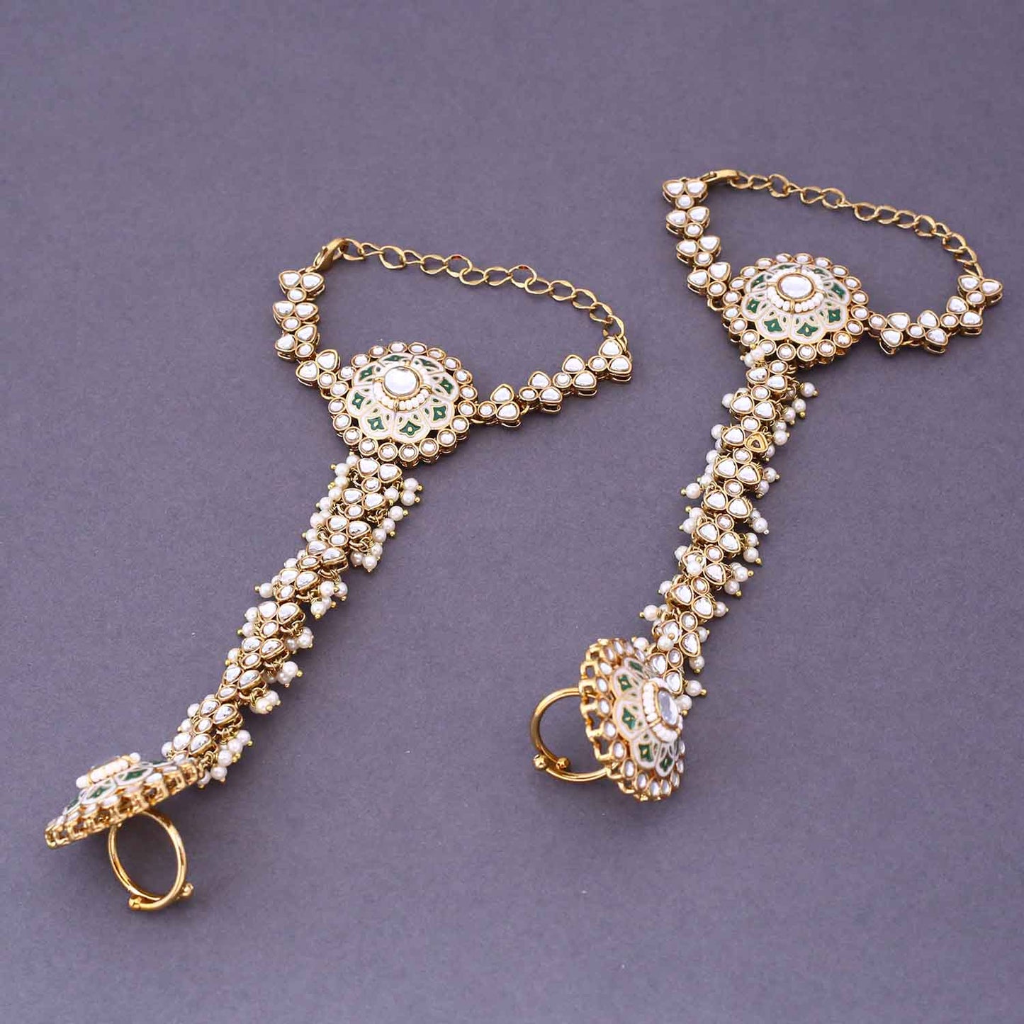 Emerald Sarthi Bridal Jewellery Set