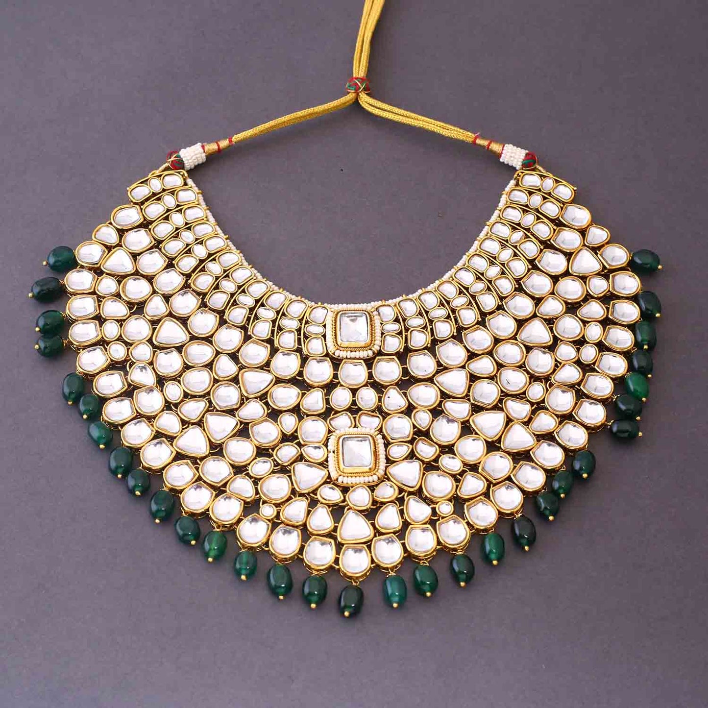 Emerald Vishalakshi Bridal Jewellery Set