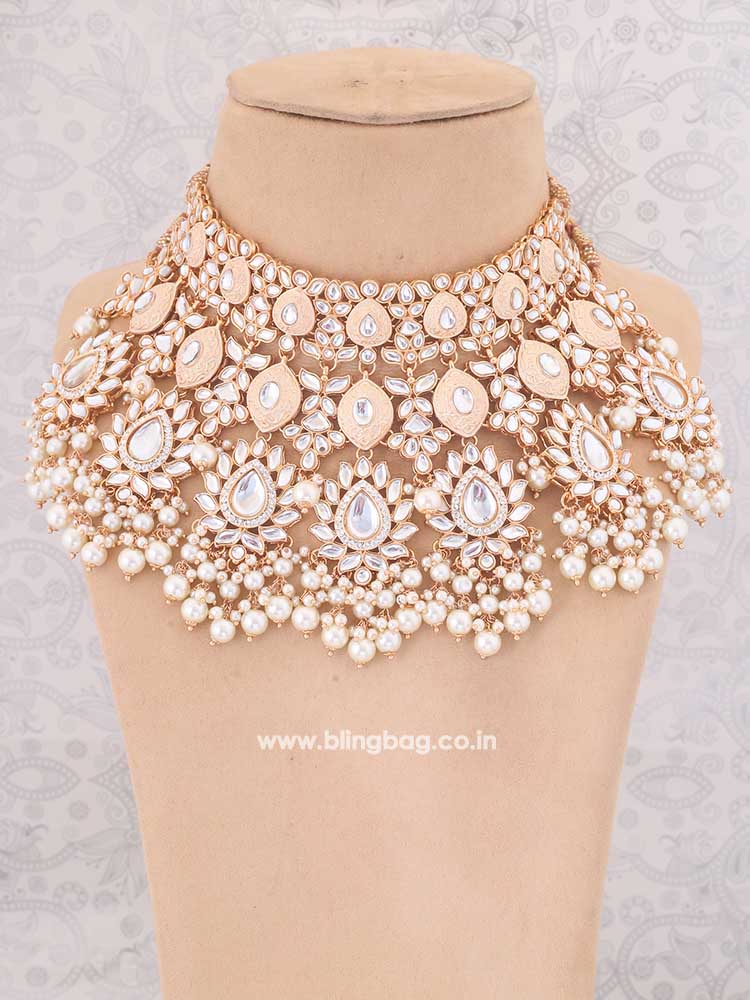 Ivory Jayshri Kundan Jewellery Set1