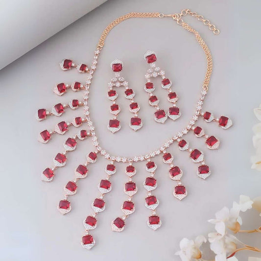 Ruby Ellyse Zirconia Jewellery Set - EOSS