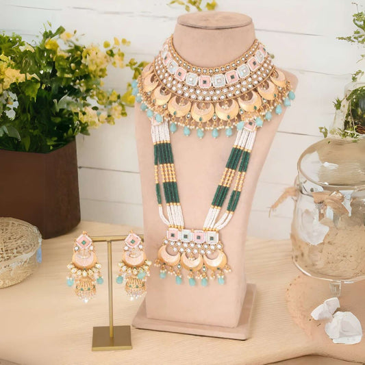 Turquoise Abhikhya Bridal Jewellery Set