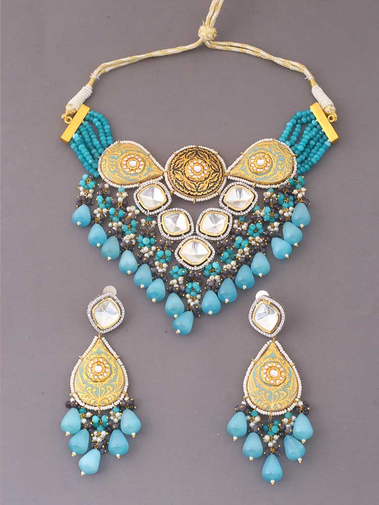 Turquoise Blaine Jewellery Set - EOS