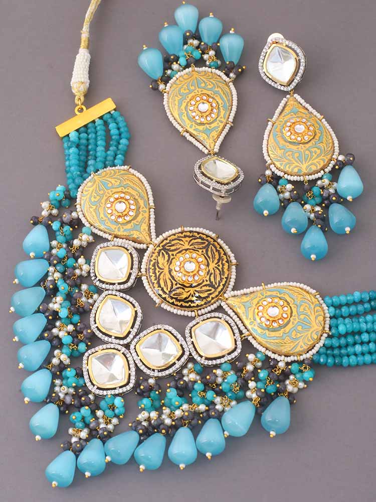 Turquoise Blaine Jewellery Set - EOS