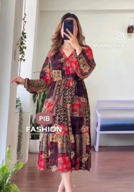 Nyra Noor Georgette Dress