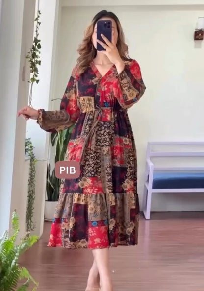 Nyra Noor Georgette Dress