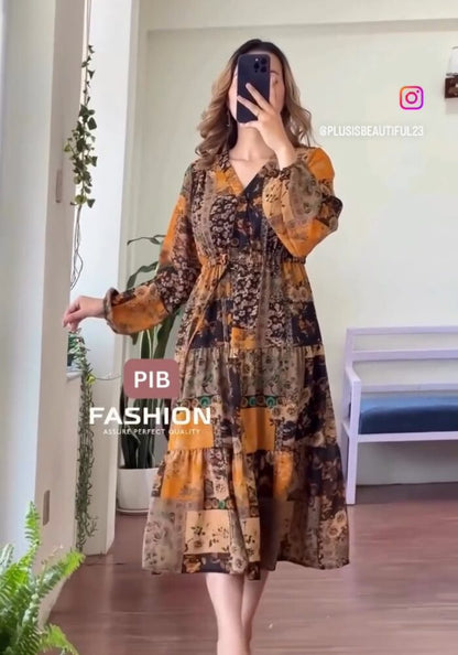 Nyra Noor Georgette Dress