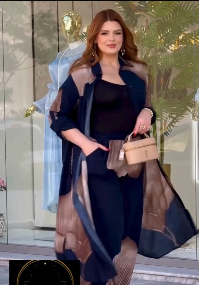 Golden Leaf Bloom Co-Ord Set