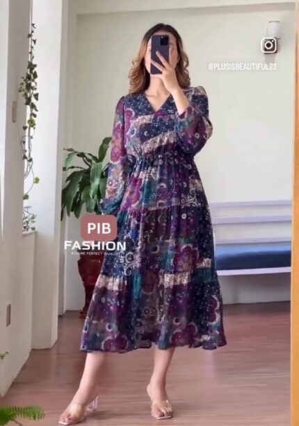 Nyra Noor Georgette Dress