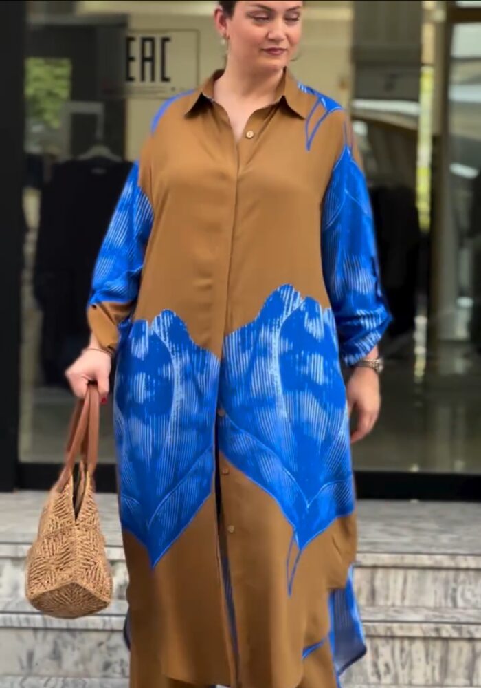 Digital Leaf Charm Premium Co Ord Set