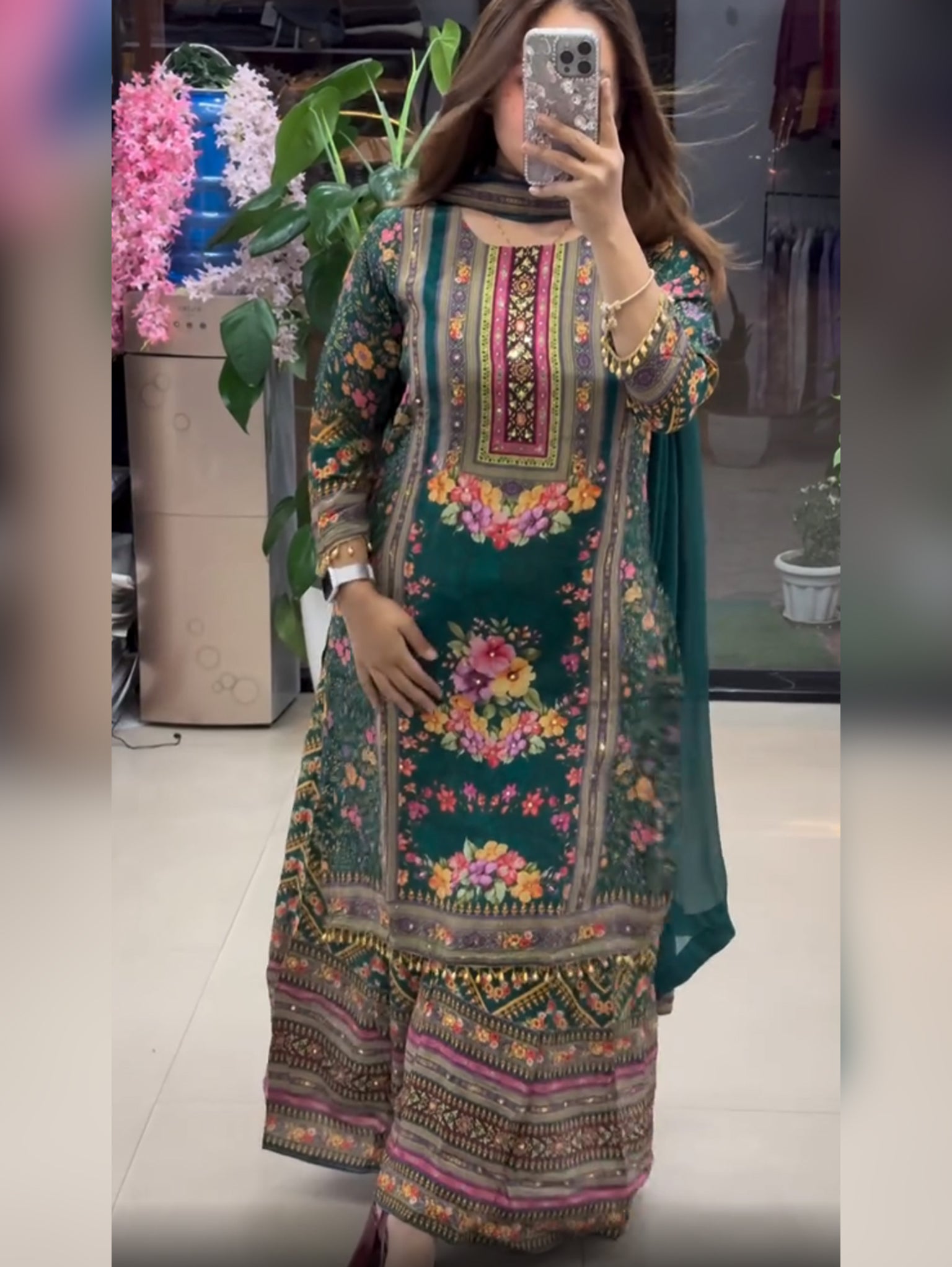 Aapsee  Pakistani Heavy Fancy Plazzo Pair With Dupatta  Set