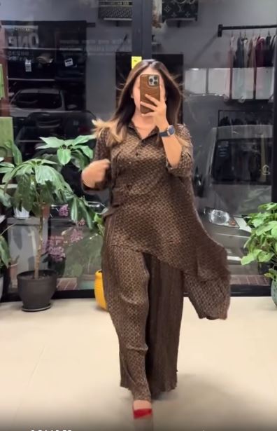 Chiffon Long Floral Printed Dress