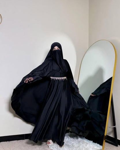 Black Cape Abaya