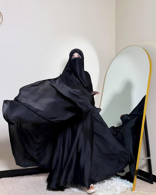 Black Cape Abaya