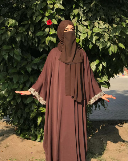 Kaftan Style Embroidered Abaya