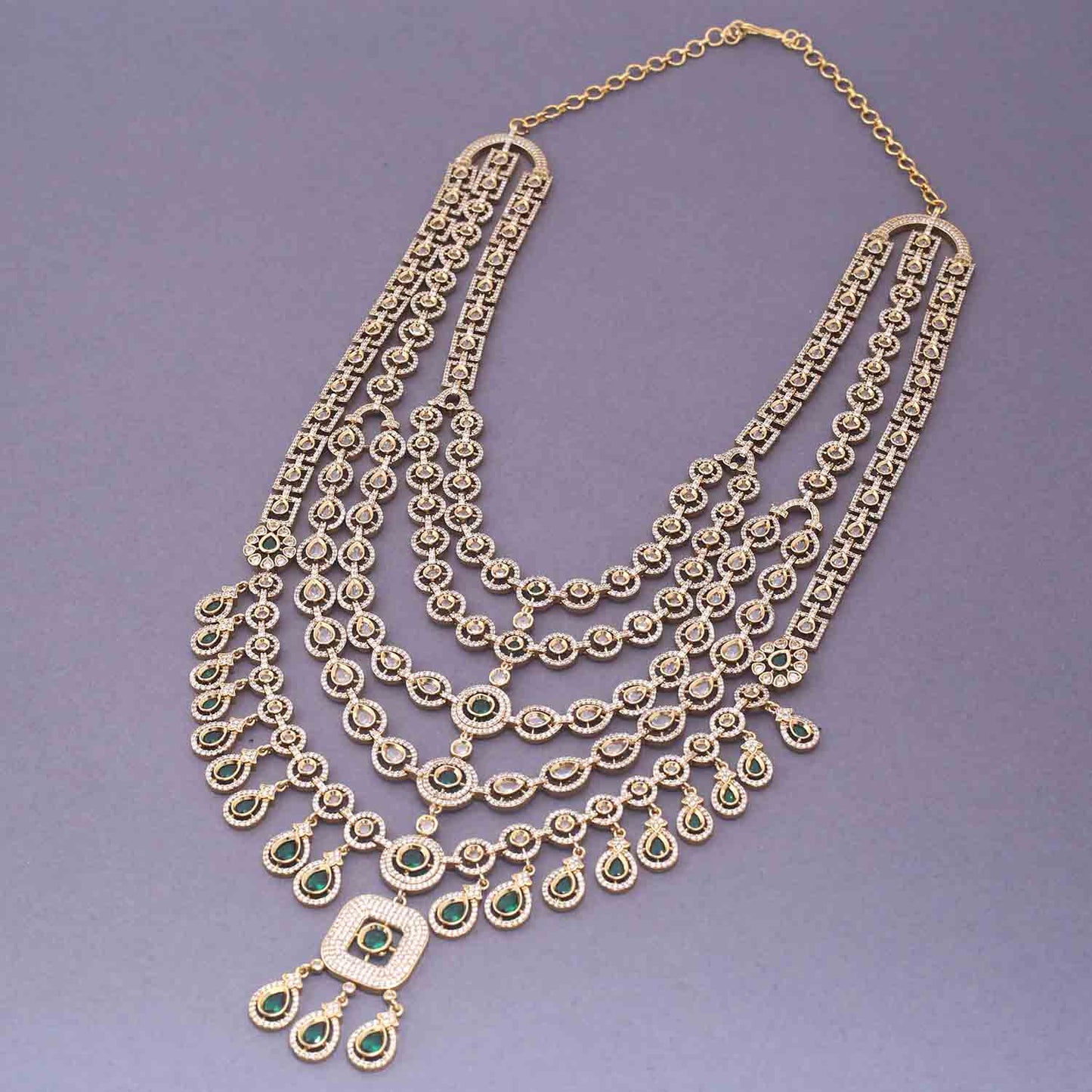 Emerald Apphia Bridal Victorian Jewellery Set - New Arrival
