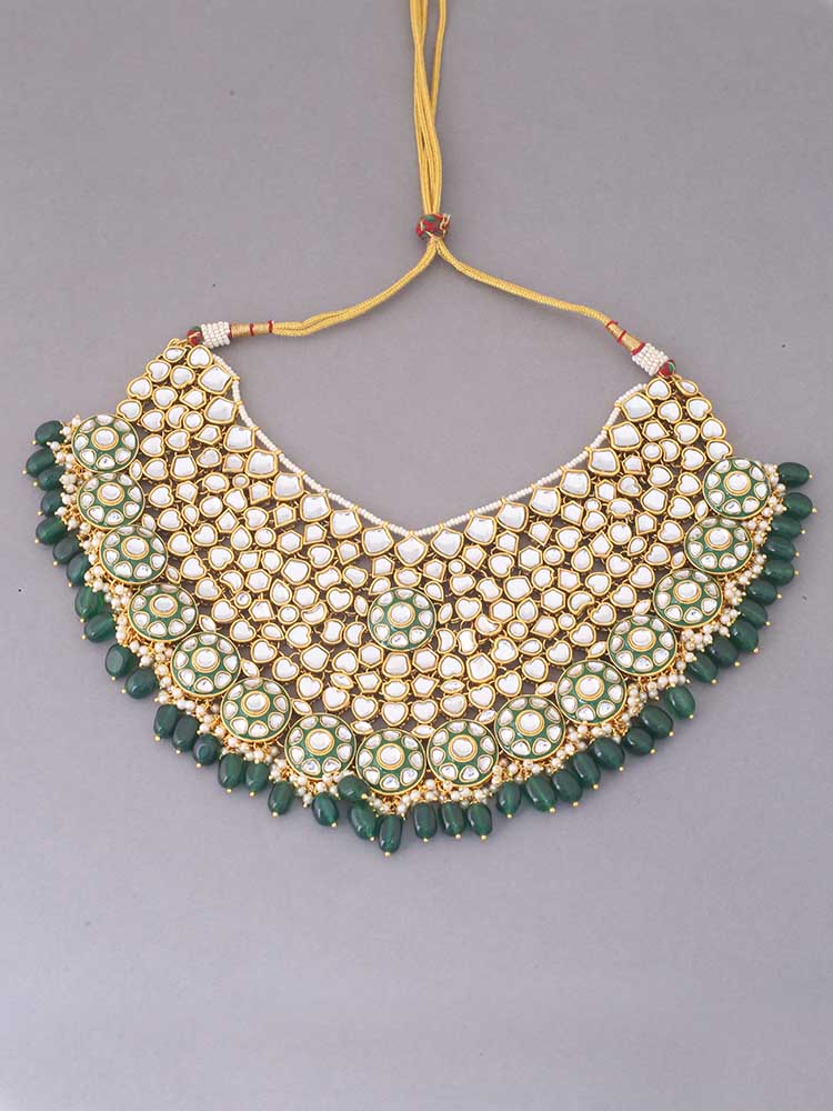 Emerald Charusheela Bridal Jewellery Set