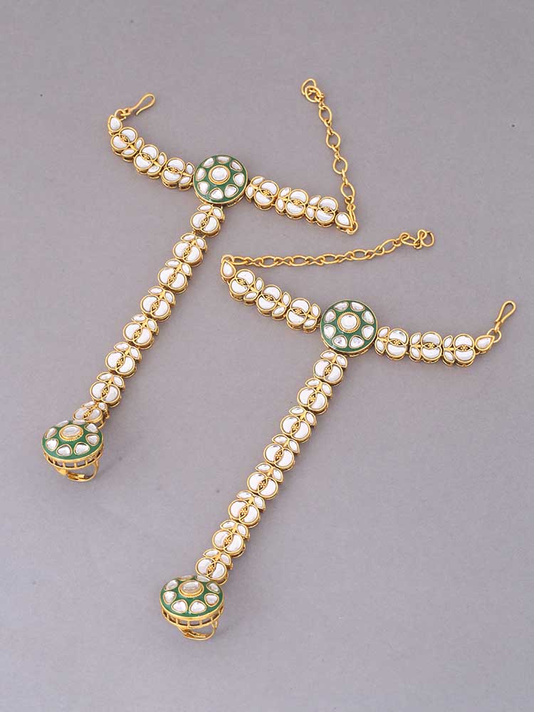 Emerald Charusheela Bridal Jewellery Set