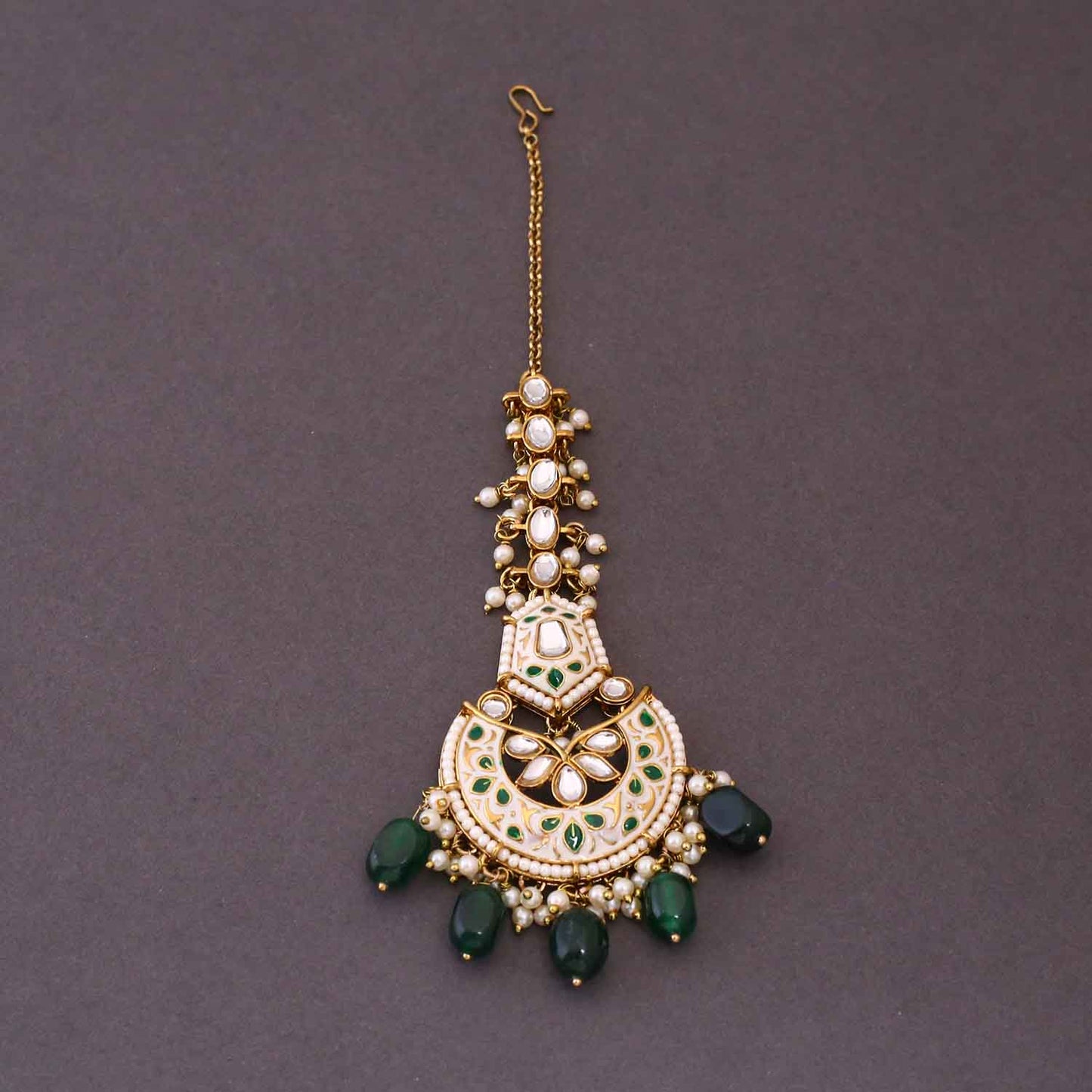 Emerald Gaurika Bridal Jewellery Set