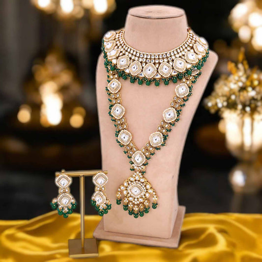 Emerald Nadiya Bridal Jewellery Set