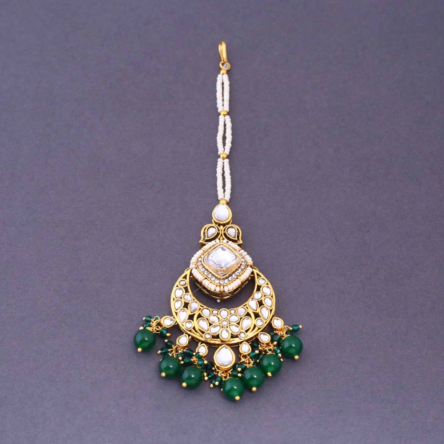 Emerald Nadiya Bridal Jewellery Set