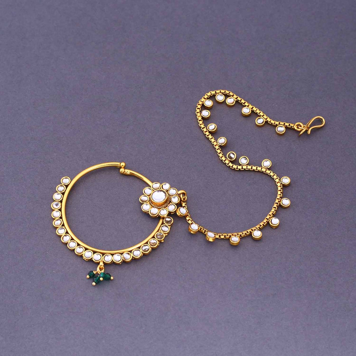 Emerald Nadiya Bridal Jewellery Set