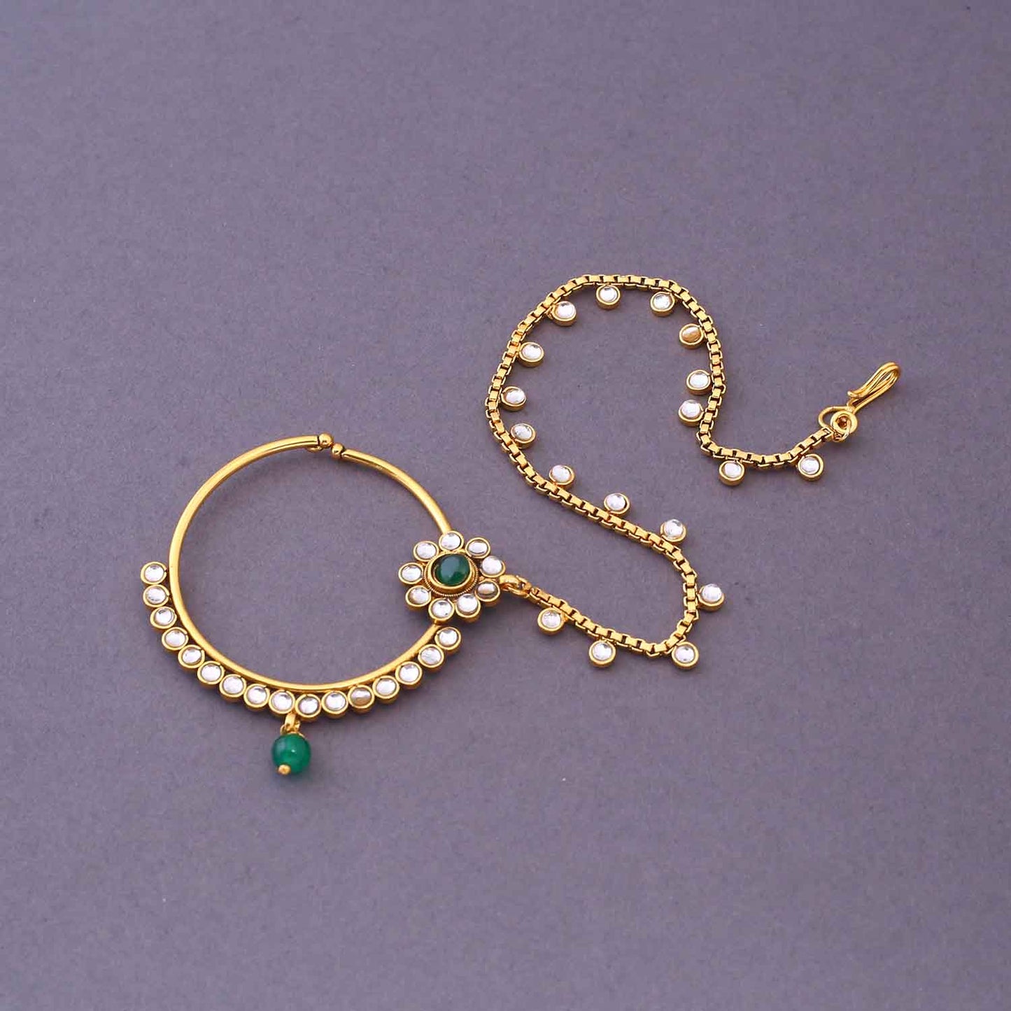 Emerald Raghni Bridal Jewellery Set