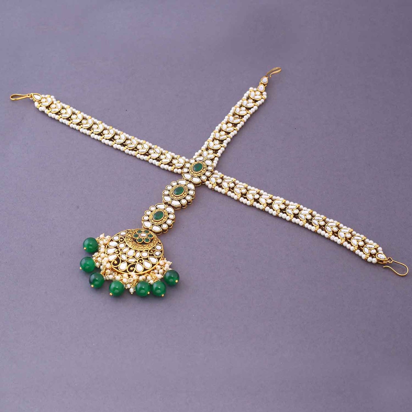 Emerald Raghni Bridal Jewellery Set