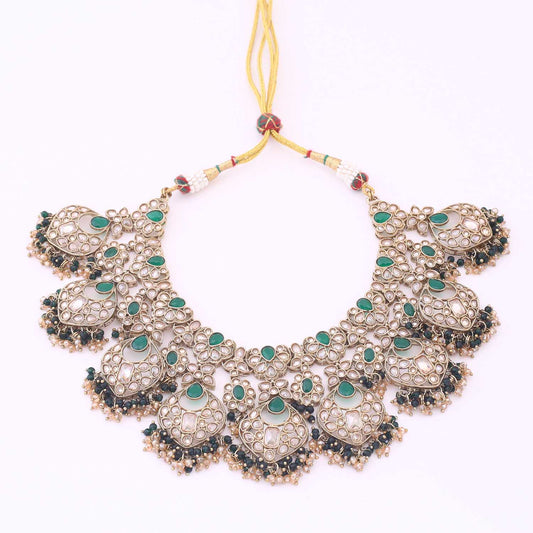 Emerald Rajina Bridal Jewellery Set