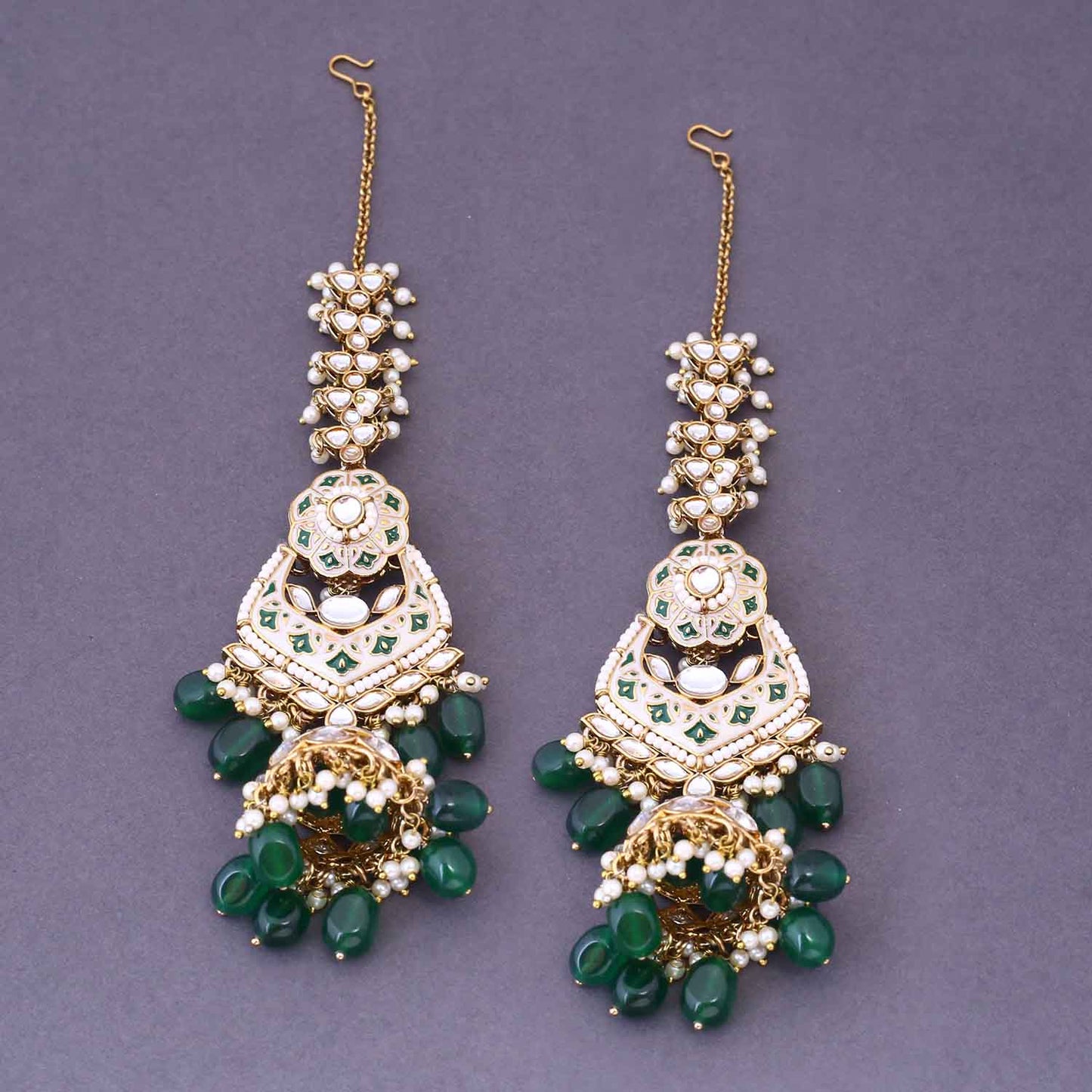 Emerald Sarthi Bridal Jewellery Set
