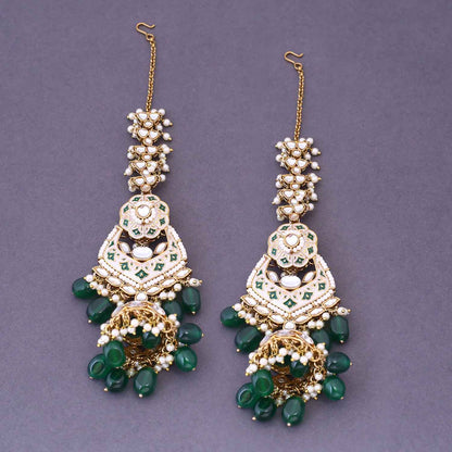 Emerald Sarthi Bridal Jewellery Set