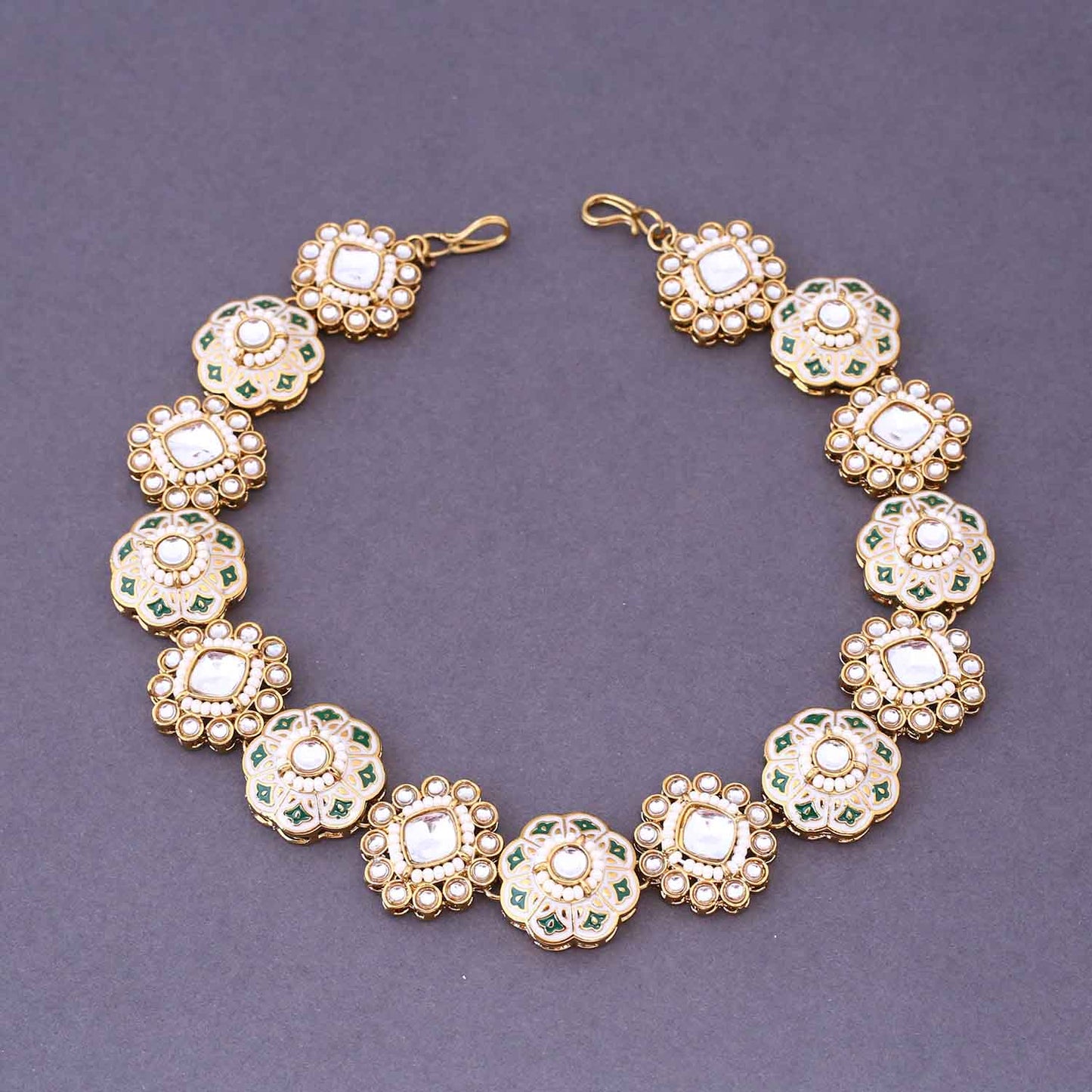 Emerald Sarthi Bridal Jewellery Set