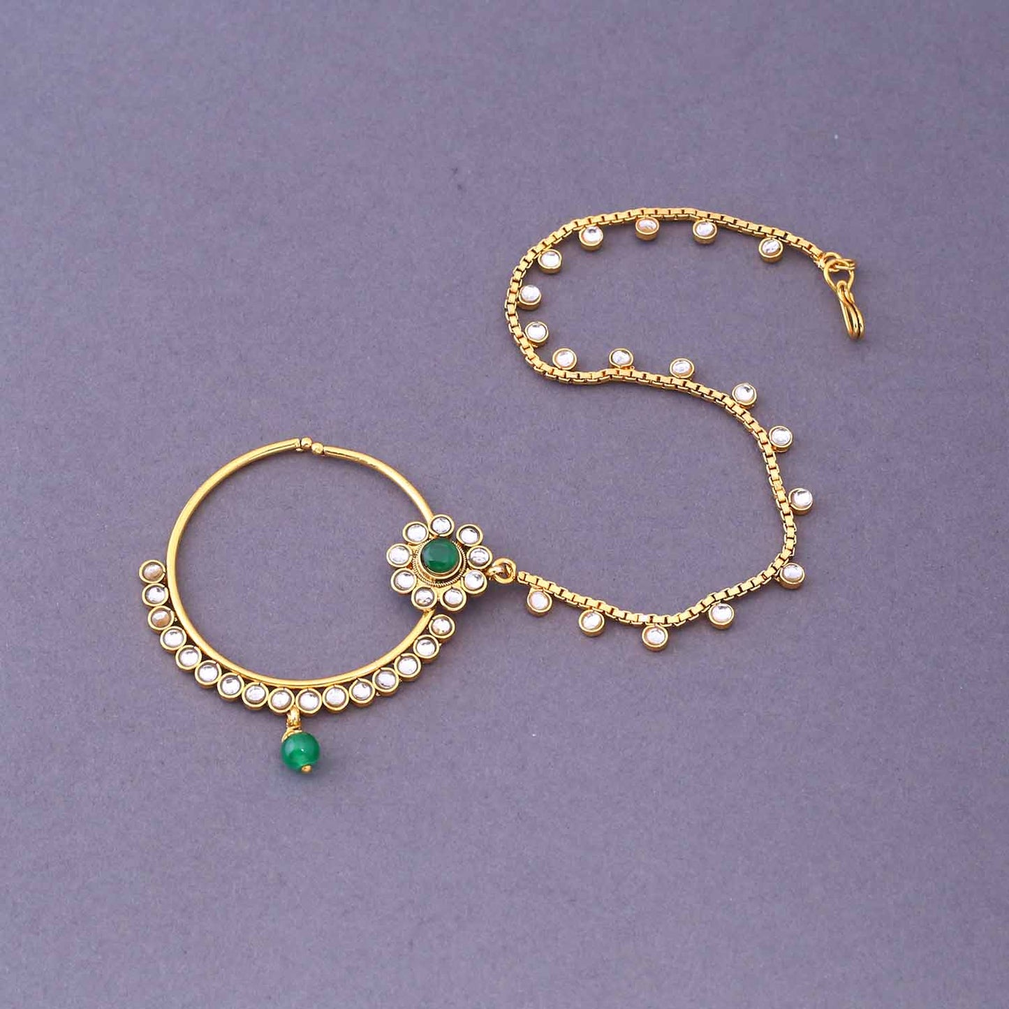 Emerald Shreyani Bridal Jewellery Set