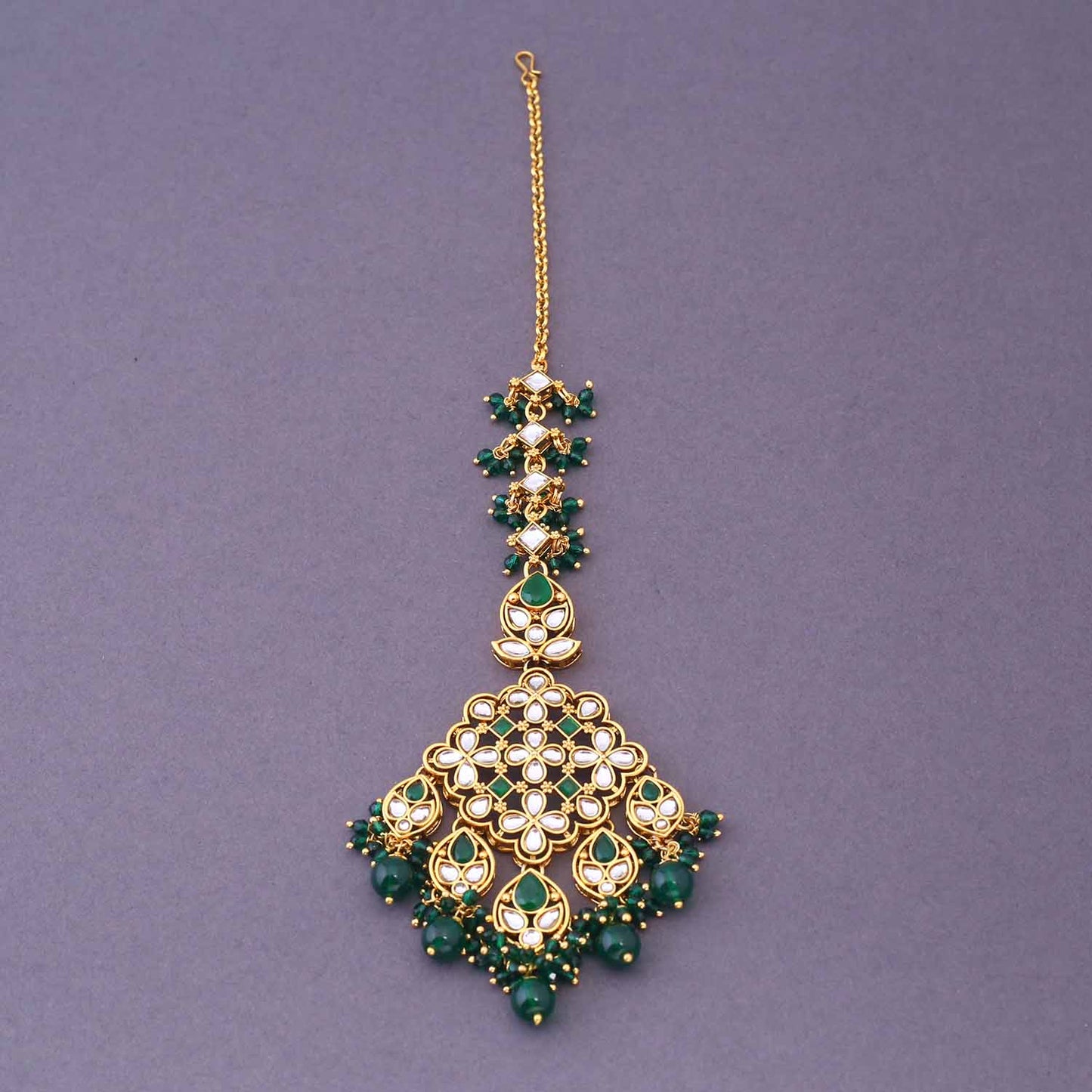 Emerald Smarak Bridal Jewellery Set