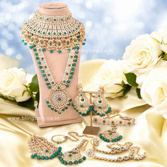 Emerald Soundarya Bridal Jewellery Set