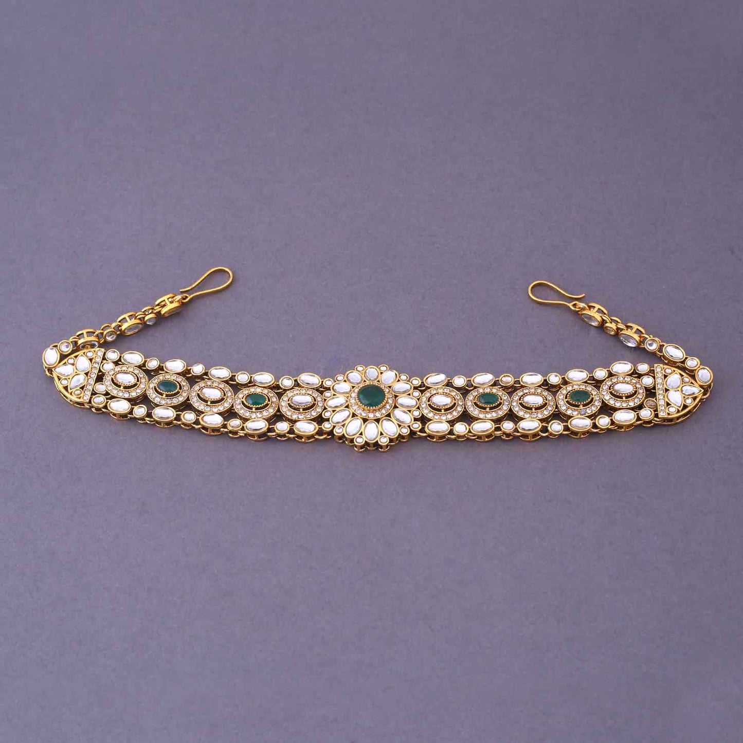 Emerald Vihaani Bridal Jewellery Set