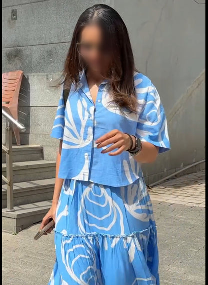 Filmora-Fency  Skirt Top