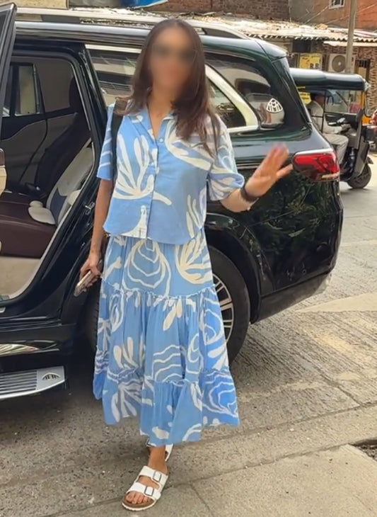 Filmora-Fency  Skirt Top