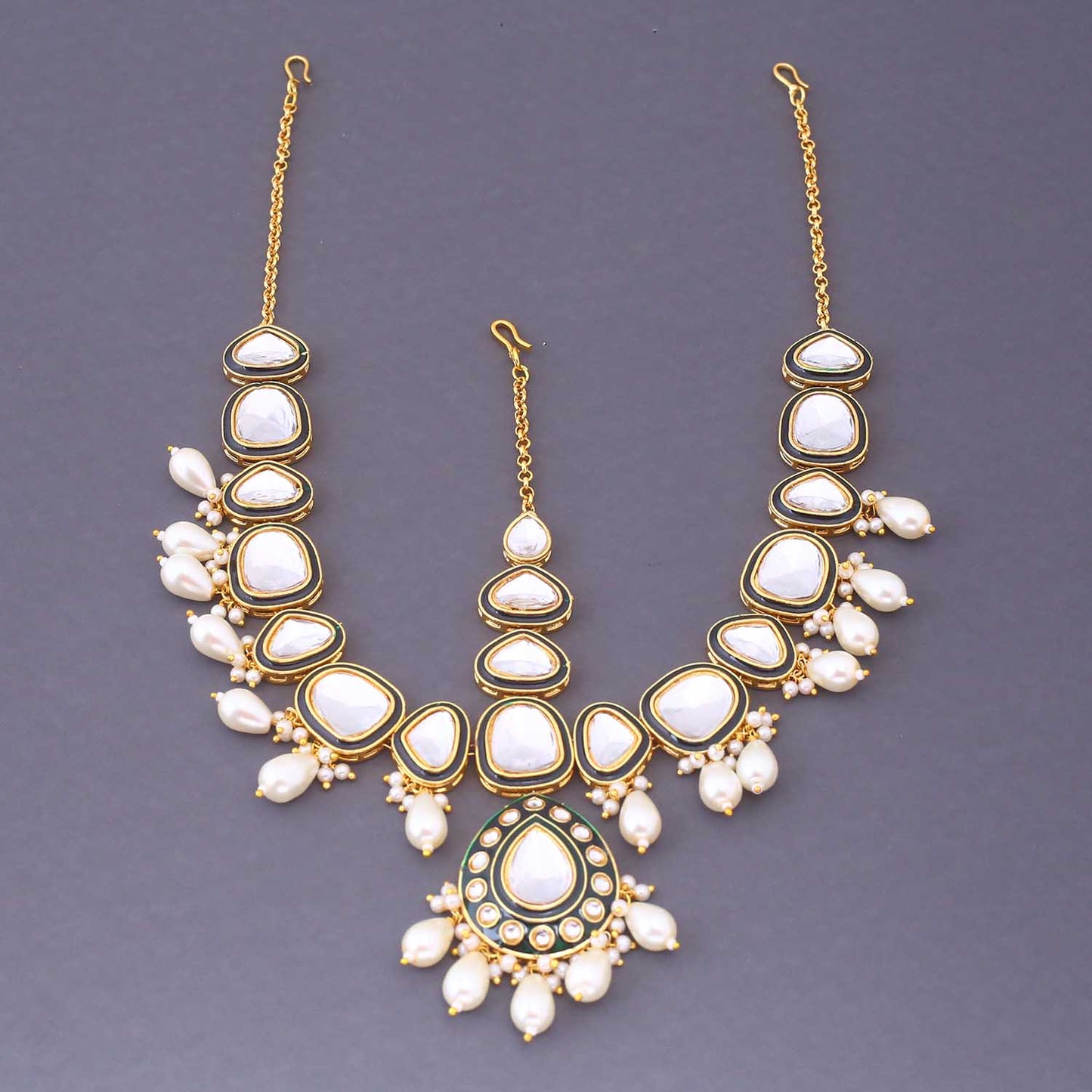 Ivory Ambar Bridal Jewellery Set