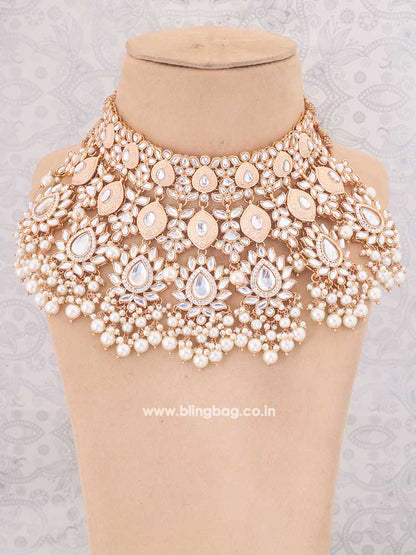 Ivory Jayshri Kundan Jewellery Set1
